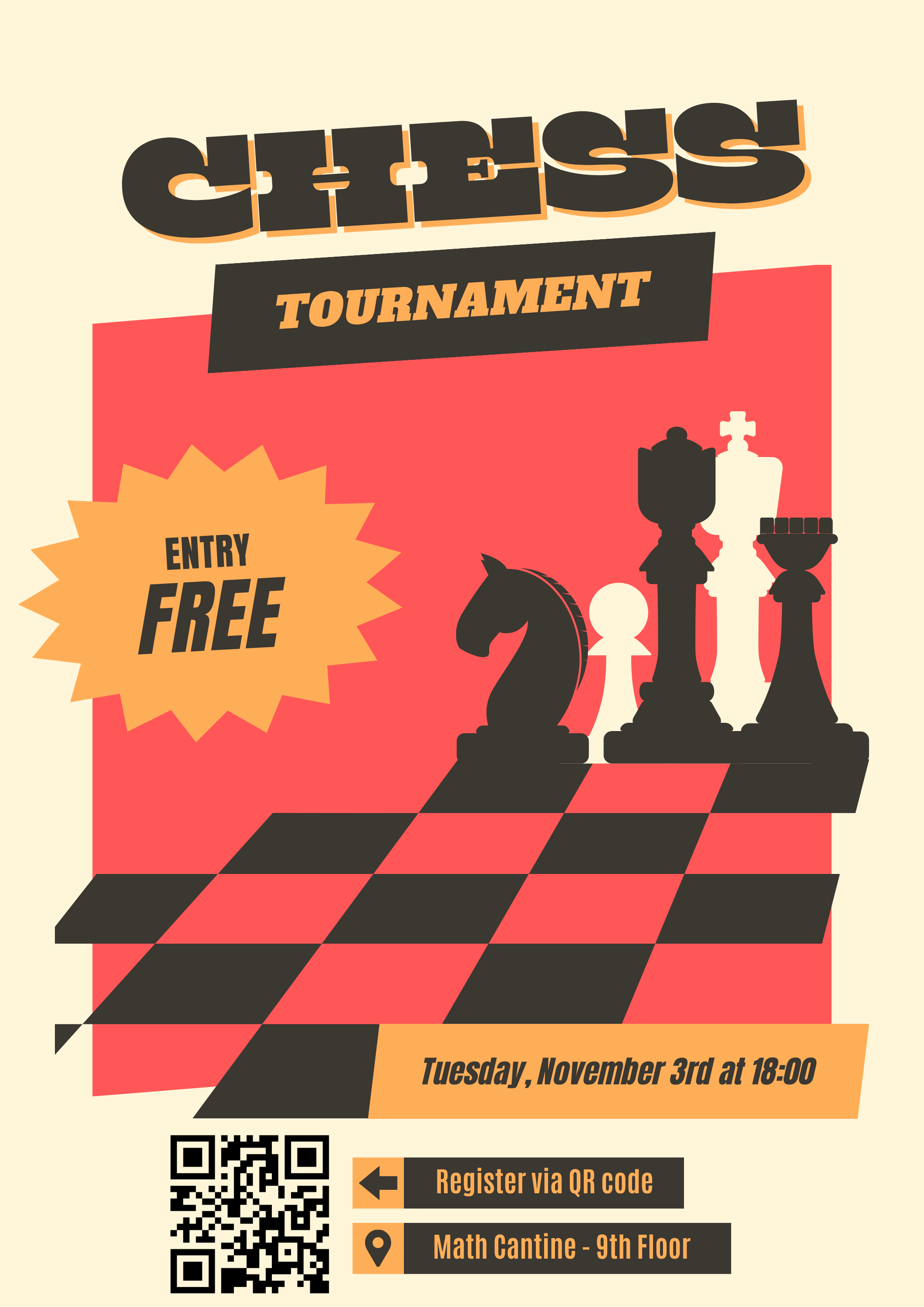 TUChess Tournament Flyer